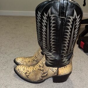 Snakeskin Cowboy Boots